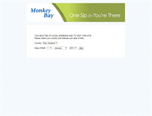 Tablet Screenshot of monkeybay.co.nz